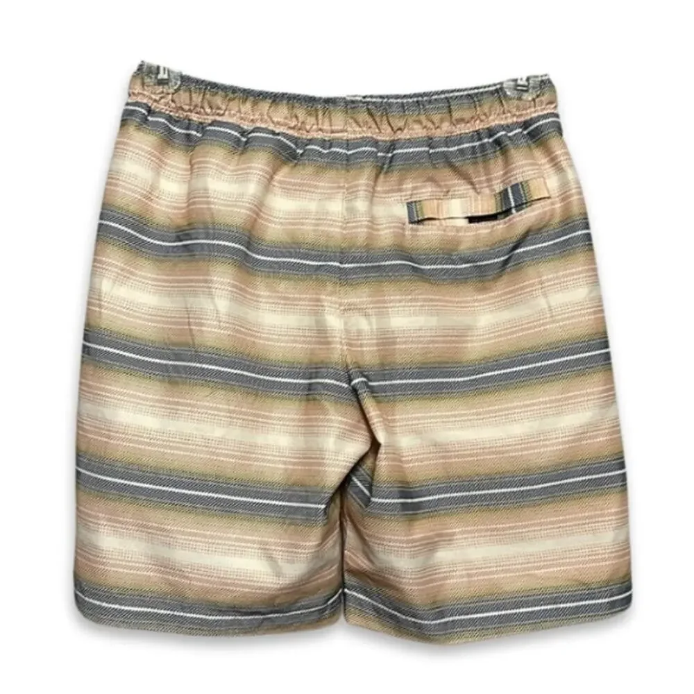 Treasure & Bond Swimming Trunks Mesh Lining Stripes Multicolor Kids M 8/10 NWOT